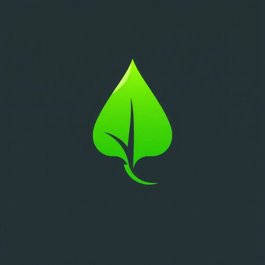 Un icono de una hoja que crece, simbolizando longevidad y vitalidad duradera.